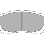 Передние тормозные колодки FERODO FCP4426R DS3000 для FORD Fiesta 2008+/MAZDA 2/SUZUKI Swift 2012+