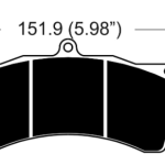 AP RACING CP3558D54-ST45B НАБОР НАКЛАДОК (4)-25,00T