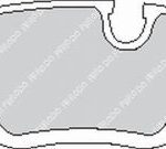 Задние тормозные колодки FERODO FCP296R DS3000 для BMW 3 серии (E30) / M5 (E28) / M 635Csi (E24)