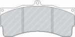 Передние тормозные колодки FERODO FRP3039R DS3000 для BMW Z4 GT3