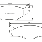 PAGID 4011-RSL29 Колодки передние тормозные RSL29 VW POLO (6n) 1.3i/1.4i (94-99)