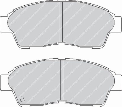 Передние тормозные колодки FERODO FCP867H DS2500 для TOYOTA Corolla (AE102) / Carina E