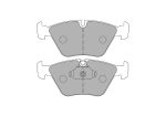 Передние тормозные колодки FERODO FCP1073H DS2500 для BMW 3 серии (E46) / 5 серии (E39) / X3 (E83) / Z4 (E85)
