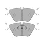 Передние тормозные колодки FERODO FCP1073H DS2500 для BMW 3 серии (E46) / 5 серии (E39) / X3 (E83) / Z4 (E85)