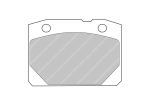 Передние тормозные колодки FERODO FCP96R DS3000