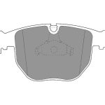 Передние тормозные колодки FERODO FCP997H DS2500 для BMW M5 (E39) / X5 (E53)