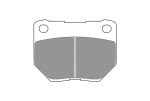 Задние тормозные колодки FERODO FCP1372R DS3000 для SUBARU Impreza WRX (GD/GG) 2001-2007 гг.