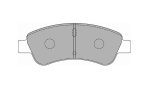 Передние тормозные колодки FERODO FCP1399R DS3000 для PEUGEOT 206/207/208