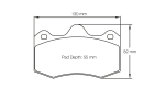 PAGID 4345-RSL1 Колодки передние тормозные RSL1 LOTUS EVORA (2009+)