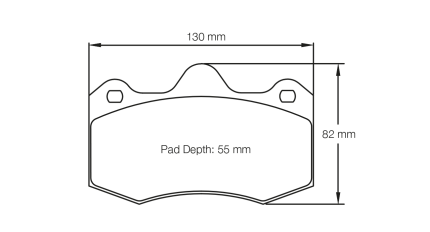 PAGID 4345-RSL1 Колодки передние тормозные RSL1 LOTUS EVORA (2009+)