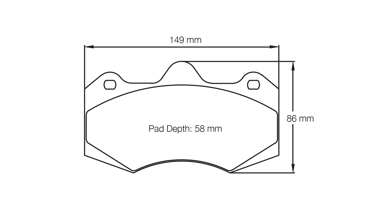 4346_679cd9d4-01a5-4daf-948a-6b8bed7dca07 PAGID 4346-RST1 Колодки передние тормозные RST1 SEAT LEON CUPRA CUP RACE CAR (2007+) / AP Racing CP7040 D58 — изображение 1