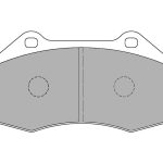 Передние тормозные колодки FERODO FCP1667R DS3000 для RENAULT Megane RS/ALFA ROMEO MiTo(955)