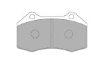 Передние тормозные колодки FERODO FCP1667R DS3000 для RENAULT Megane RS/ALFA ROMEO MiTo(955)