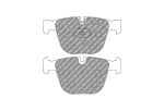 Задние тормозные колодки FERODO FCP1672H DS2500 для BMW M3 (E92) / M5 (E60)