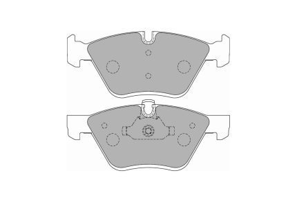 Передние тормозные колодки FERODO FCP1773H DS2500 для BMW 3-й серии (E90/E92)/5-й серии (E60/E61)