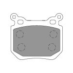 Колодки задние тормозные FERODO FCP4217H DS2500 для BMW M1 (E82)