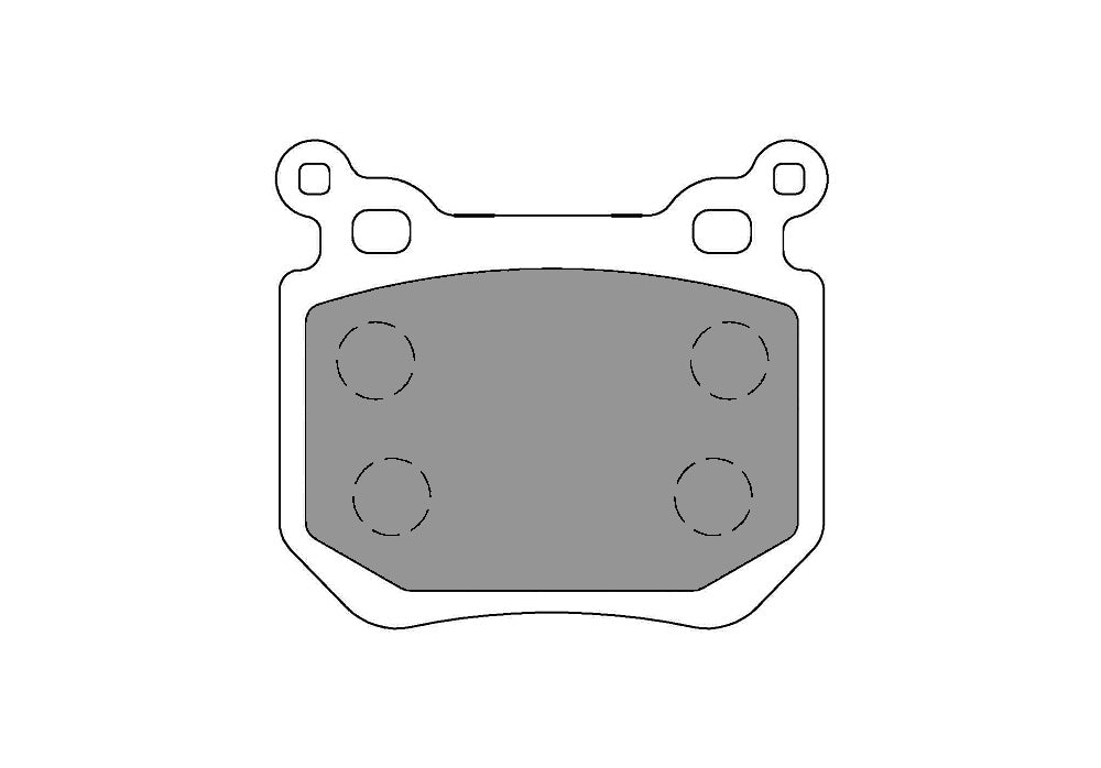 4394_nVXB_FCP4217 Колодки задние тормозные FERODO FCP4217H DS2500 для BMW M1 (E82) — изображение 1