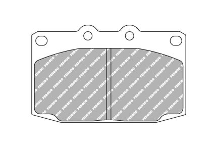 Колодки передние тормозные FERODO FCP483R DS3000 для MAZDA RX-7