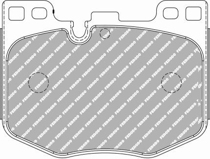 Передние тормозные колодки FERODO FCP5055H DS2500 для BMW 3 серии (G20) / 5 серии (G30) / 7 серии (G11 / G12) / X5 (G05) / X7 (G07)