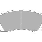 Передние тормозные колодки FERODO FCP948R DS3000 для SUBARU Impreza 2.0 16V (GC8)