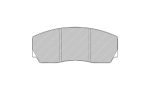 Тормозные колодки FERODO FRP216R DS3000 для суппорта AP Racing CP3307/CP3620/Alcon PNF0084X245