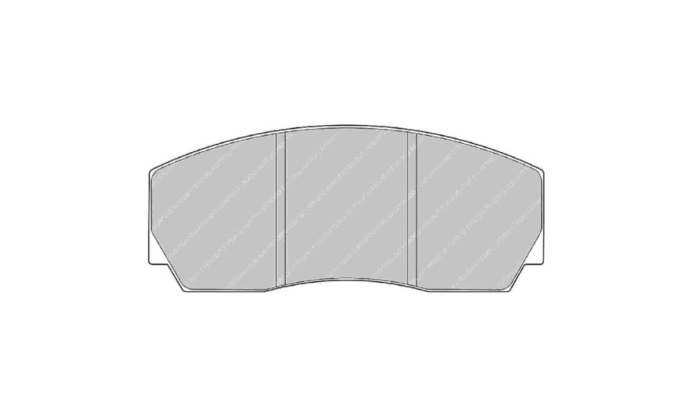 4473_qvPb_FRP216 Тормозные колодки FERODO FRP216R DS3000 для суппорта AP Racing CP3307/CP3620/Alcon PNF0084X245 — изображение 1