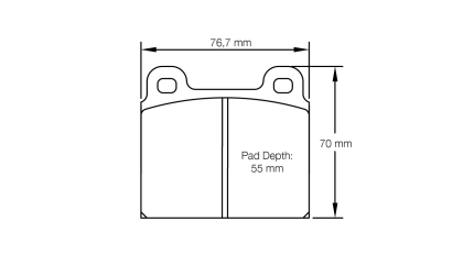 PAGID 4501-RSL29 Колодки передние тормозные RSL29 PORSCHE 911 2.7/3.0/3.2 Carrera 72 - 89