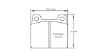PAGID 4501-RSH29E Колодки передние тормозные RSH29E PORSCHE 911 2.7/3.0/3.2 Carrera 72 - 89