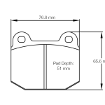 PAGID 4507-RSH42 Колодки тормозные RSH42