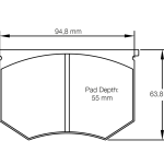 PAGID 4508-RSH29E Колодки тормозные RSH29E