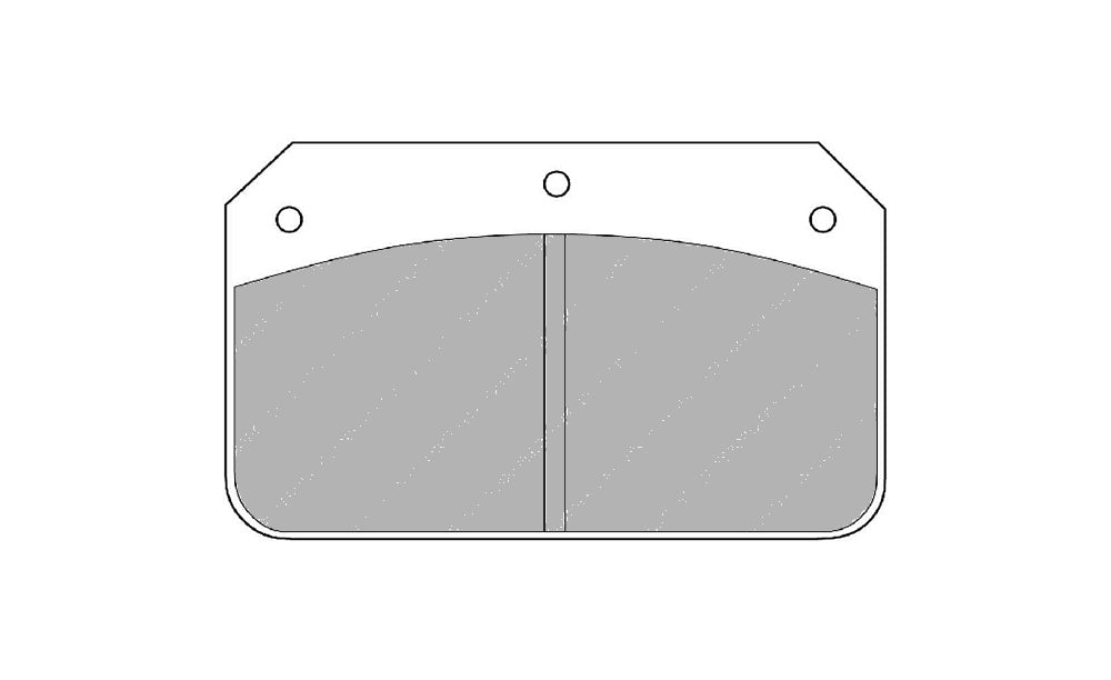 4511_tE2Q_FRP502 Тормозные колодки FERODO FRP502R DS3000 для Alcon PNF0084X284 — изображение 1