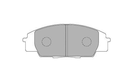 Передние тормозные колодки FERODO FCP1444W DS1.11 для HONDA Civic Type-R (Mk7/Mk8)/S2000