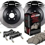 STOPTECH 82.J74.0058.51 Большой тормозной комплект, 1 шт., ротор, задний TOYOTA LC200/LX570 (черный) ST41 | 380x32 2015+