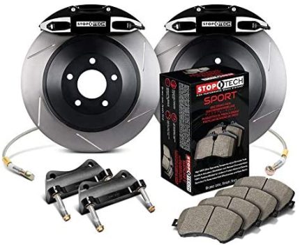 STOPTECH 82.J74.0058.51 Большой тормозной комплект, 1 шт., ротор, задний TOYOTA LC200/LX570 (черный) ST41 | 380x32 2015+