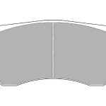 Тормозные колодки FERODO FRP3009R DS3000 для суппорта Alcon PNF4476X541