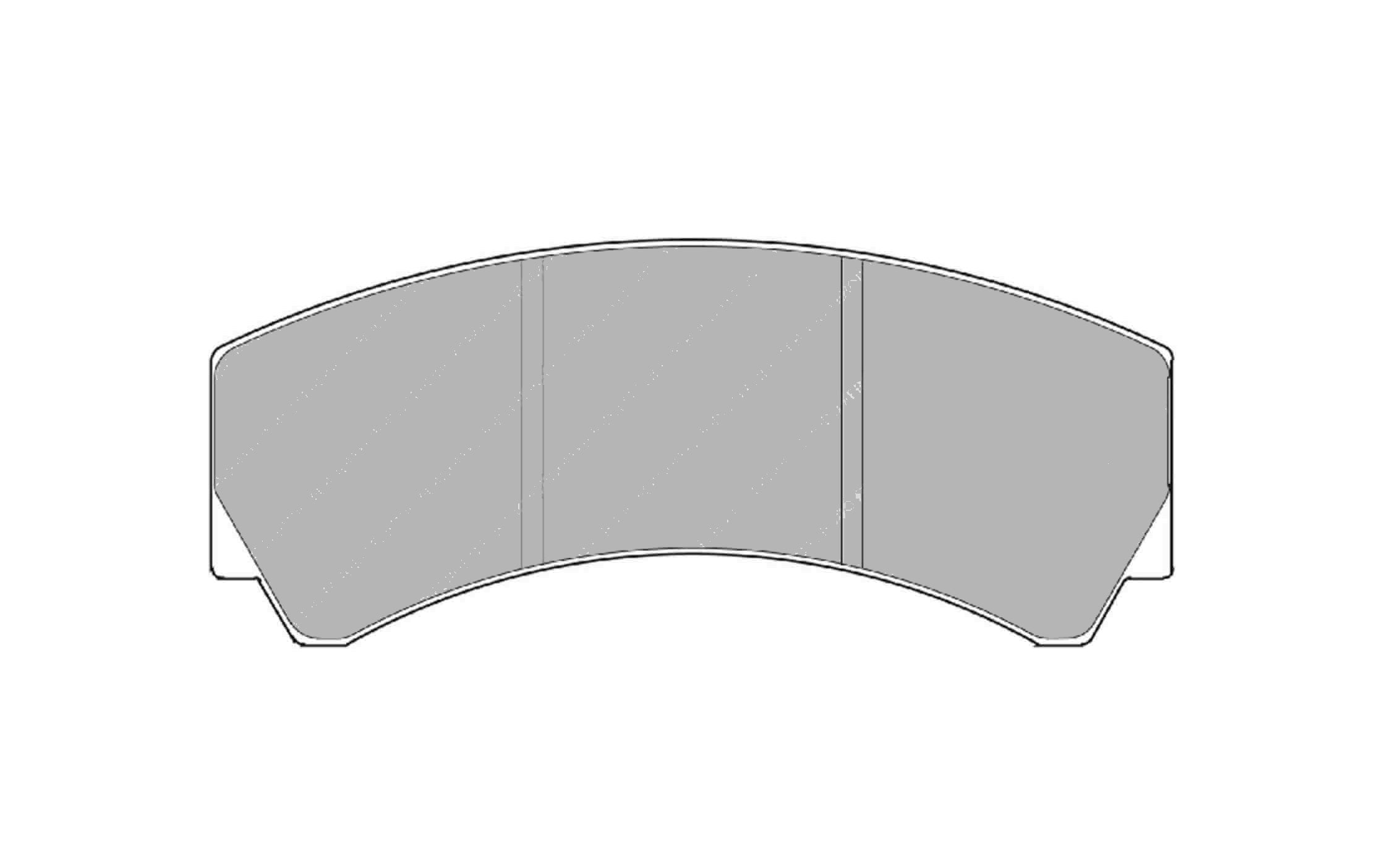 4570_iL9j_FRP3018 Тормозные колодки FERODO FRP3018R DS3000 для суппорта Alcon PNF0084X276/AP Racing CP2279/CP3215 — изображение 1