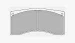Передние тормозные колодки FERODO FRP3024R DS3000 для суппорта Brembo 07.5684.5
