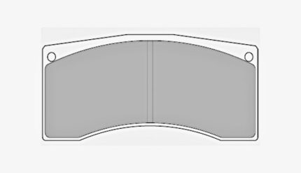 Передние тормозные колодки FERODO FRP3024R DS3000 для суппорта Brembo 07.5684.5