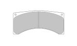 FERODO FRP3032R Тормозные колодки DS3000 для суппорта Brembo 07.5139.