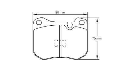 PAGID 4702-RSH29E Колодки передние тормозные RSH29E PORSCHE 944 2.5/2.5 S/2.7