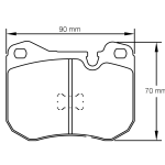 PAGID 4703-RSH42 Колодки тормозные RSH42