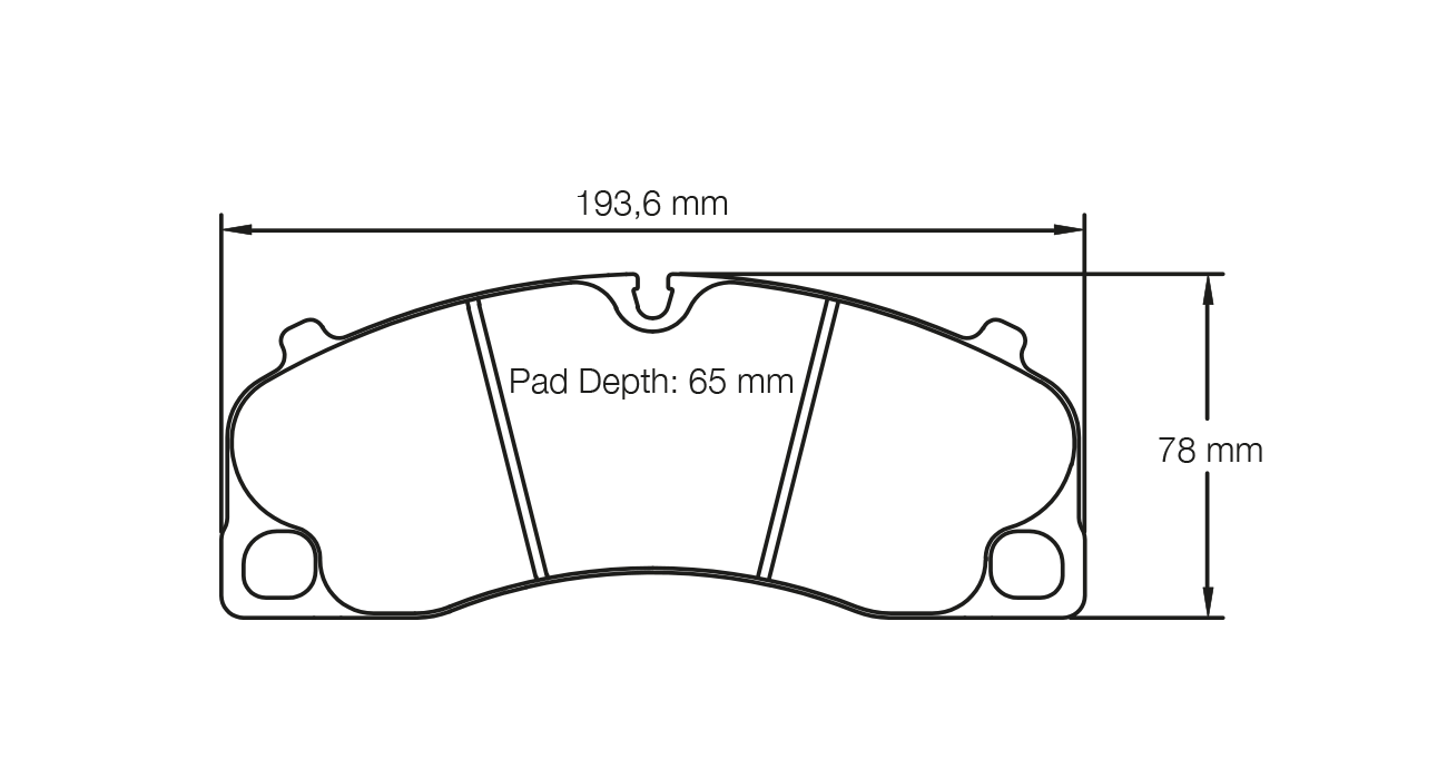 4908 PAGID 4908-RSL1 Колодки передние тормозные RSL1 для PORSCHE 718 Cayman GTS 4.0 982C (тормоза PCCB) / 991.2 3.0 Carrera GTS (железные тормоза) — изображение 1