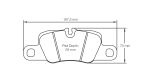 PAGID 4909-RSL29 Колодки задние тормозные RSL29 PORSCHE 991.2 3.0 Carrera GTS / 992 3.0 Carrera 4S [железные тормоза]