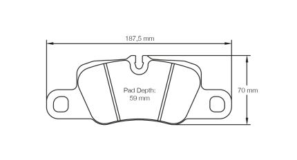 PAGID 4909-RSL29 Колодки задние тормозные RSL29 PORSCHE 991.2 3.0 Carrera GTS / 992 3.0 Carrera 4S [железные тормоза]