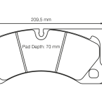 PAGID 4917-RSL29 Колодки передние тормозные RSL29 для PORSCHE Panamera PCCB / VW Touareg (тормоза PCCB)
