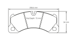 PAGID 4917-RSL29 Колодки передние тормозные RSL29 для PORSCHE Panamera PCCB / VW Touareg (тормоза PCCB)