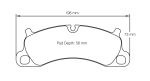 PAGID 4922-RSL29 Колодки передние тормозные RSL29 PORSCHE 991 3.8 Carrera S / GTS [железные тормоза] / Boxster Spyder [981]