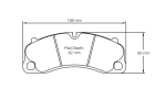 PAGID 4924-RSL29 Передние тормозные колодки для PORSCHE 991 Turbo/GT3/981 Cayman GT4/718 Cayman GT4 (4,0) Железные тормоза