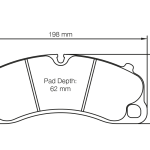 PAGID 4924-RST3 Колодки передние тормозные RST3 PORSCHE 991 Turbo, GT3, 981 GT4 (железо) / 718 Cayman GT4 4.0 [982] [чугунные тормоза] / 992 3.0 Carrera 4S