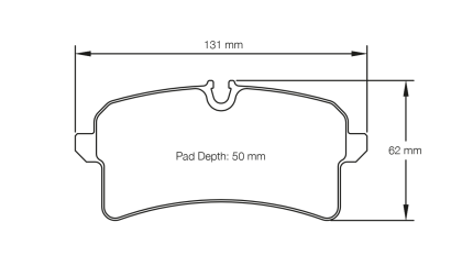 PAGID 4938-RSC1 Колодки задние тормозные RSC1 AUDI S6 / S7/ RS6 (C7) [керамические тормоза] / Bentley Continental GT